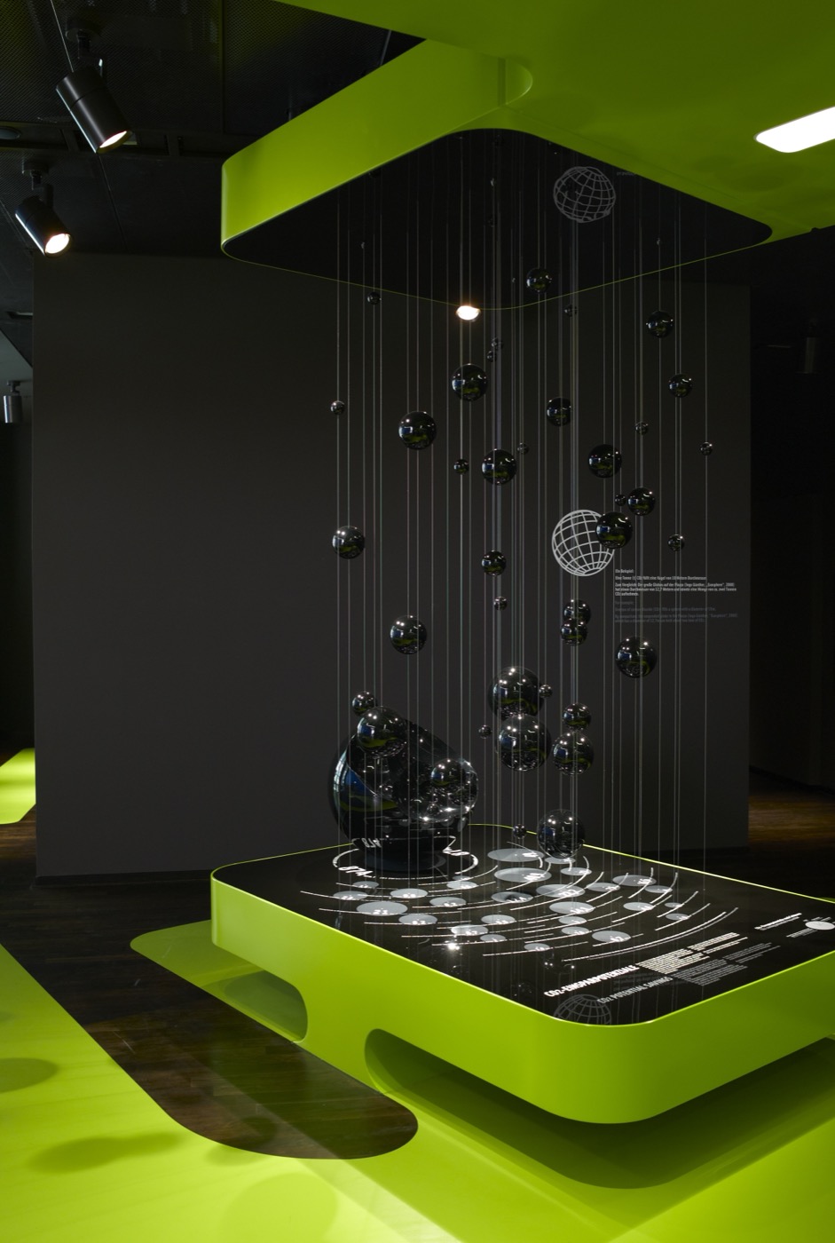 Level Green, Detailbild einer Installation in der Ausstellung zum Thema Nachhaltigkeit